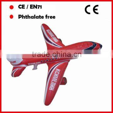 6P phthalate free PVC inflatable airplanes for promotion of air flight company