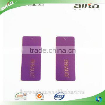 Allta Group China cheap make high quality knickers' hang tag paper hanging tags with your logo design and brand name