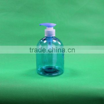 PET Plastic bottles for liquid hand soap with pump dispenser