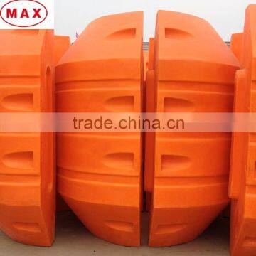 Good buoyancy HDPE floats filled foam inside to float HDPE pipeline