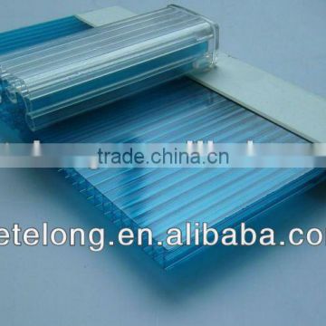 u shape polycarbonate sheet system