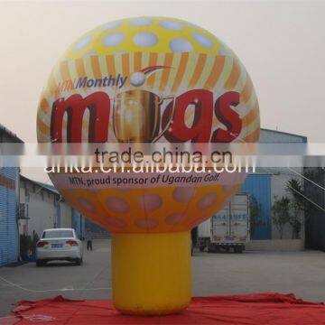 Chinese supplier customized golf ball shape inflatable ground balloon                        
                                                                                Supplier's Choice