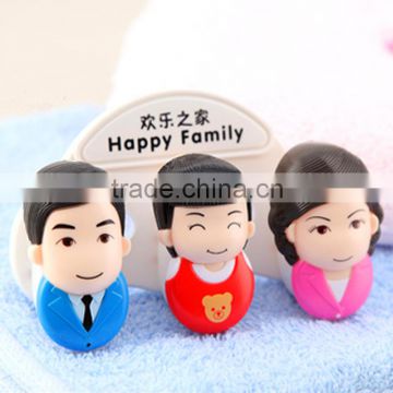 N140 happy family cartoon strong suction kids toothbrush holder