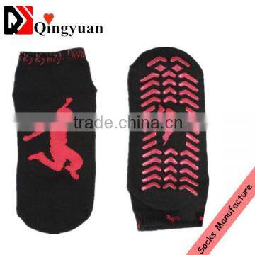 High Quality 2015 Trampoline Socks Anti-slip Non-skid Floor Socks Jump Socks