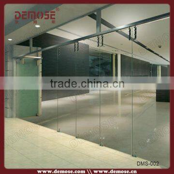 luxury frameless glass folding door for patio