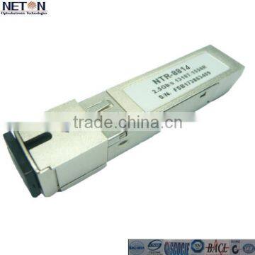 2.488G DDM SM 3.3V SC optical module of 60km 1270/1330 fiber transceiver bidi sfp