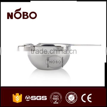 special design stainless bowl with steel handle