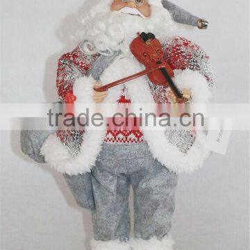 XM-SA012 18 inch christmas santa claus play guitar