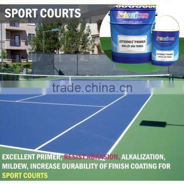 Excellent Primer, increase adhesion and durability of Finish Coatings for Sport courts JOTEENES PRIMER