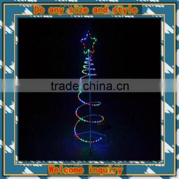 H120CM Savings volume Flashing spiral tree christmas light tree