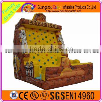 Mysterious Egypt Theme Inflatable Rock Climb Wall