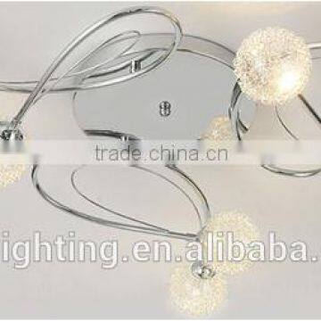 2016 popular unique design modern chandelier light 6 ceiling light for bedroom, drawing room from zhongshan