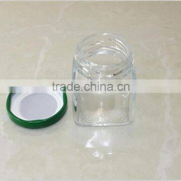 Square Shape Glass Jar 50ml for Honey With Lug Cap photo-3