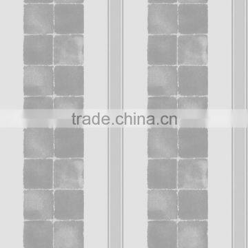 Stock Lot Printing Golden Foil Wallpaper, Emerald Green Neat Wide Stripe Wallcover for Administration , Best Quality Wallcover photo-3