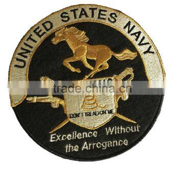 Embroidery patch emblem embroidered patches flat