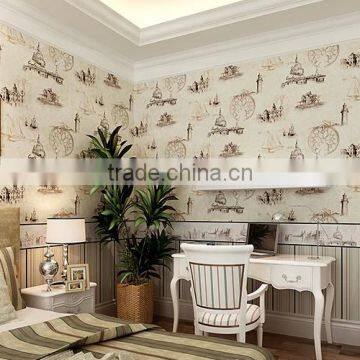 High Quality Kids Wallpaper Wallcovering Non Woven Wallpaper for Kids