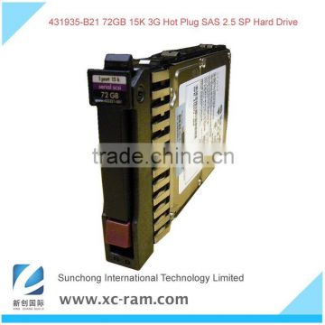 72GB 3G SAS 15K SFF SP HDD,2.5' 431935-B21 Server Hard Drive for Server