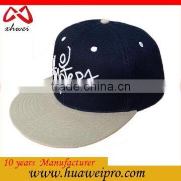  China Oem High quality design your own Customize Snapback Hats 3D embroidery Snapback Hats