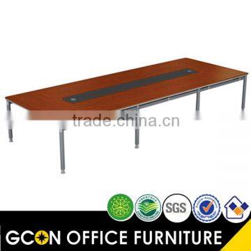 Hotel/office conference table with metal frame and particle board