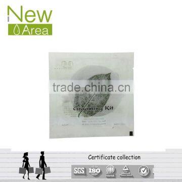 plastic sachet pack hotel vanity kit star hotel disposable amenity