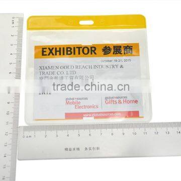 Clear PVC Name Badge Holder for Fair photo-3