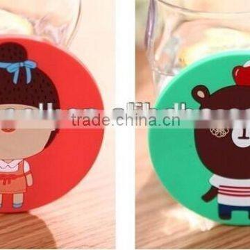 High quality promotional soft pvc beer coaster