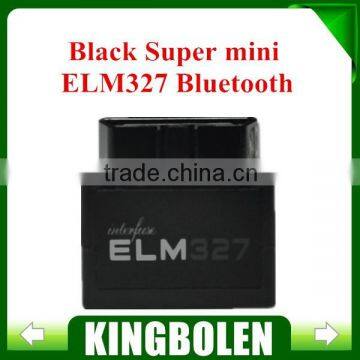 Black Super mini ELM327 Bluetooth OBDII / OBD2 V2.1 Auto Code Scanner elm 327 For Multi-brands CAN-BUS Supports All OBD-II Model