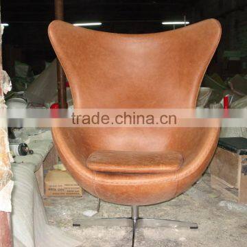 leisure fiberglass swivel egg chair