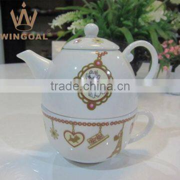 high quality ceramic mini tea for one set with decal                        
                                                Quality Choice