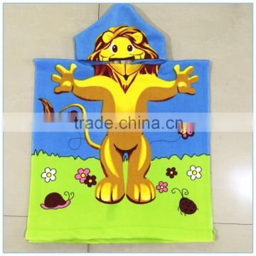 100% polyester reactive prnted microfiber baby hooded towel                        
                                                                                Supplier's Choice