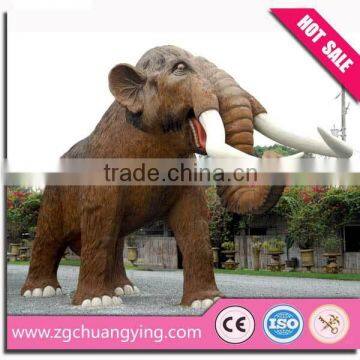 The elephant big animals simulation model of amusement park