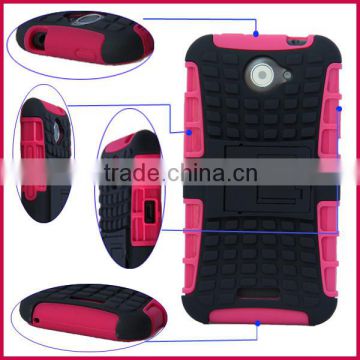 Particular design Tough hard smart Shockproof Armor Cover case rugged heavy duty Case Dual Layer for HTC ONE