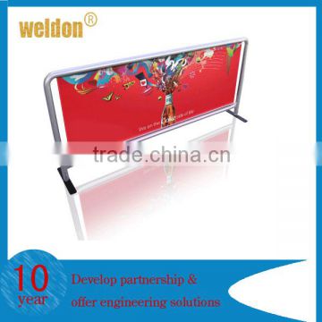 WELDON cafe barrier, pvc mesh cafe barrier for safety