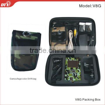 Waterproof sd card police car DVR kit with GPS, V8G