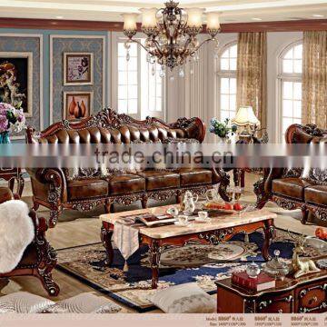 Sofa Material Leather Sofa Chesterfield Household Furniture photo-6