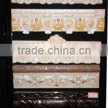 Decorative wall tile resin border designs for projects