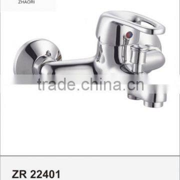 Single handle chrome plated bath-shower faucet(ZR22401)