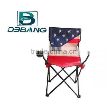 Quad Canvas Flag Folding Chair With Flad Printing