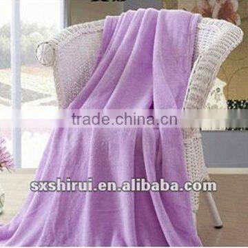 Plain Coral Fleece Blanket