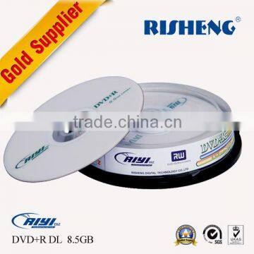 RISENG 8x 8.5GB 120MINs DL blank a grade blank dvd princo/blank disc dvd/media dvd-r