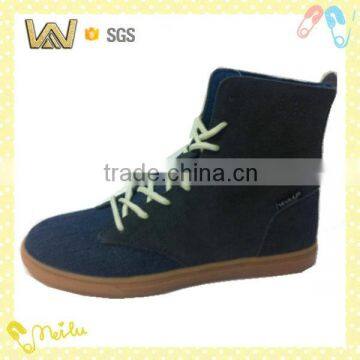 Hand-made women high ankle boot