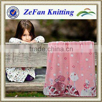 2013 New style 100% polyester printed baby blanket wholesale