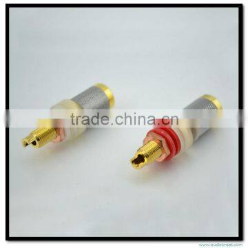 Audiocrast AB-303(G) High End Gold Plated Binding Post speaker connector Power Amplifier Connector