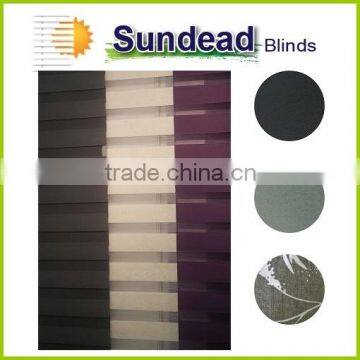 Panel curtain and blinds glide effortlessly on carrier track solar control light filtering sunscreen for large window