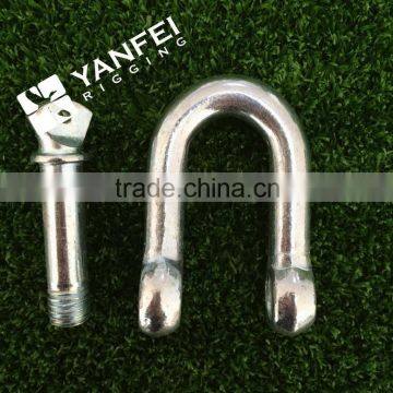 US Type Screw Pin Carbon Steel or SS Chain Shackle