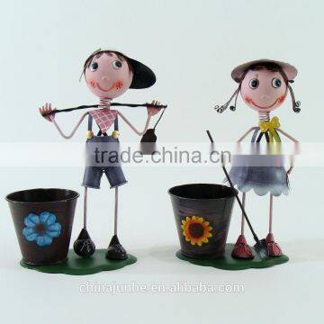 Cheap Garden/ Home Decoration Metal Doll