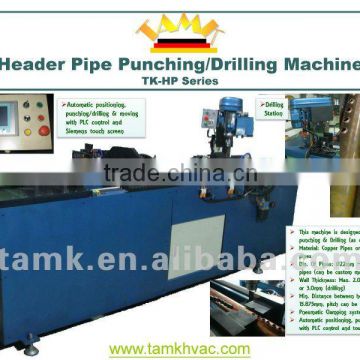 Header Pipe Punching Machine