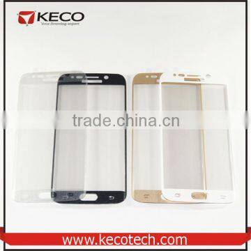 Four Color Tempered Glass Protector For Samsung Galaxy S6 Edge Outer Screen Film Protector