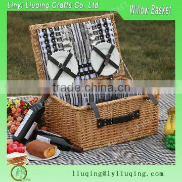 hot-sale willow picnic basket/wicker picnic basket