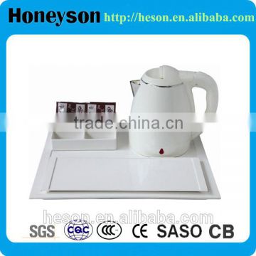 B-K12 hotel supplies electric kettle service tray and sachet holder